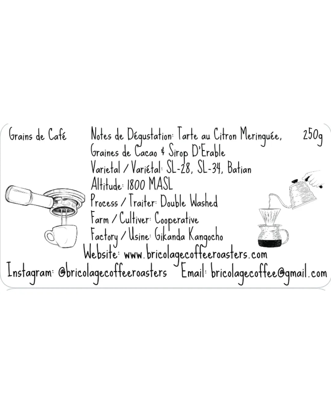 *SOLD OUT* OL-DONYO-EIBOR ~ Medium Roast - Whole Bean Coffee ~ Kenya